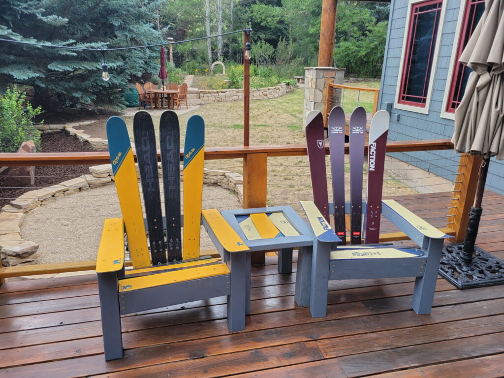 Ski Furniture by Jackson's Base Camp