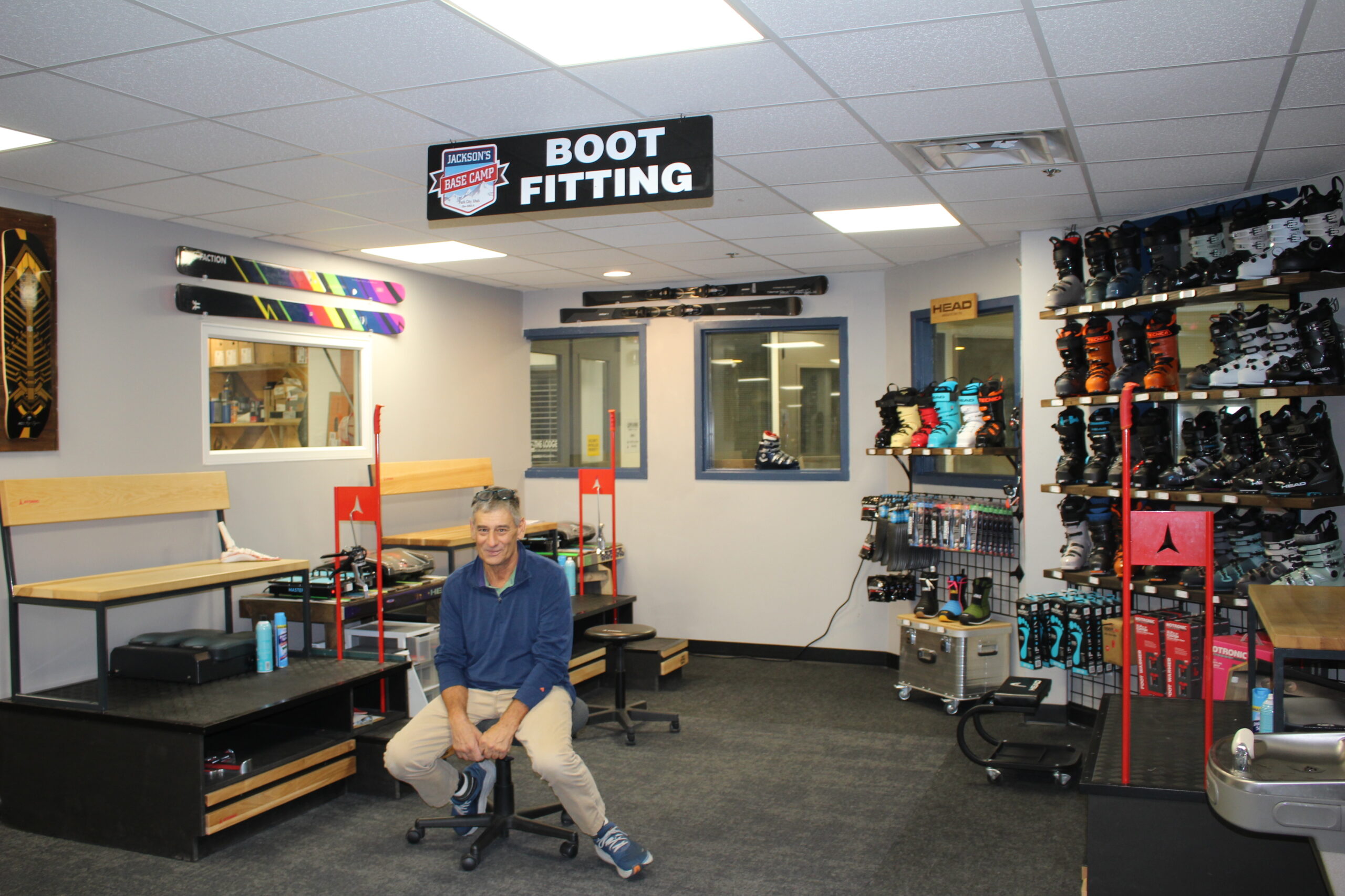 Custom boot fitting park city utah park city resort. Boot fitting area