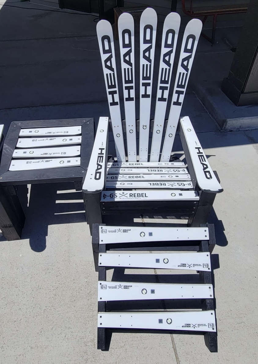 Custom ski chair thumbnail 2