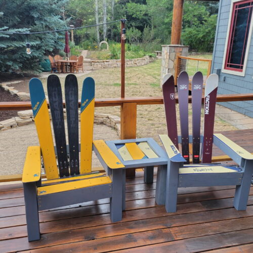 Ski Furniture by Jackson's Base Camp